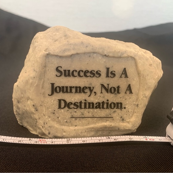 Paper Weights, Apple & Rock Decor, Preloved - Picture 4 of 6